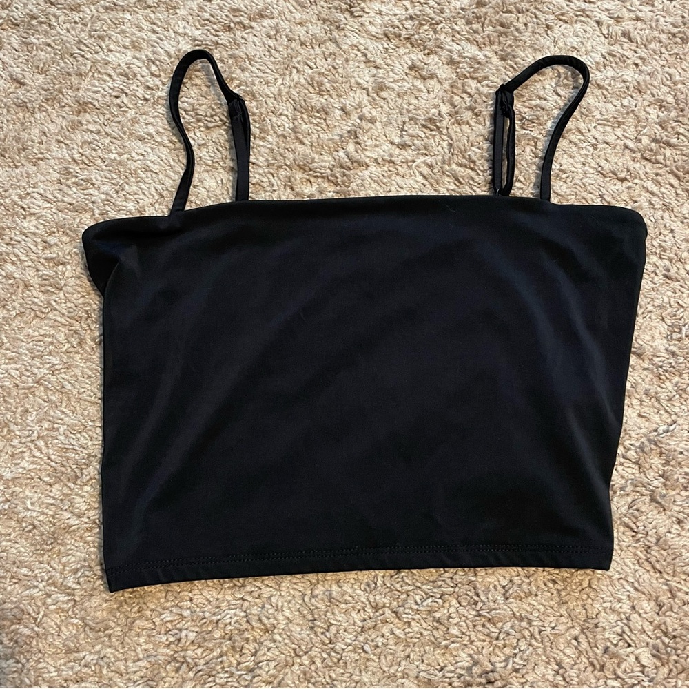 Cropped Square Neck Tank